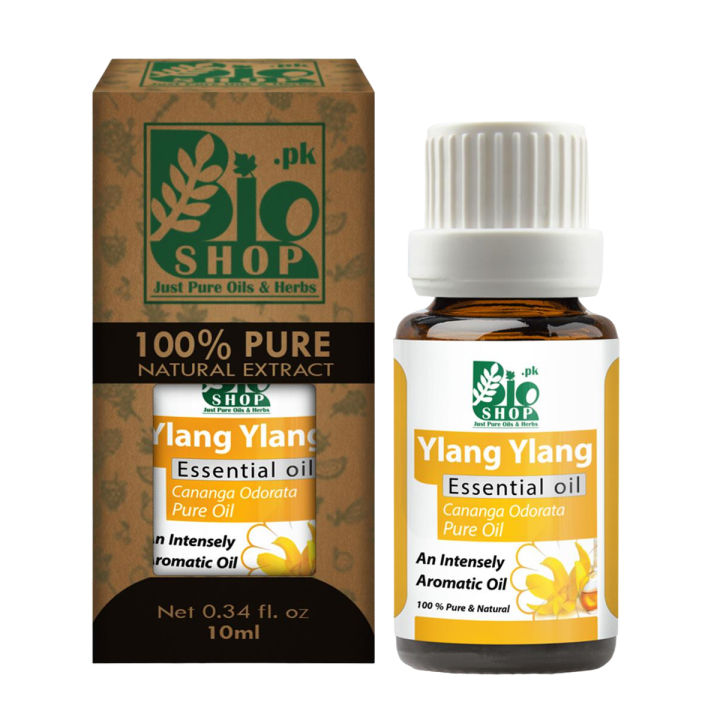 Bio Shop™ Ylang Ylang Aromatherapy Essential Oil - 100% Pure & Natural