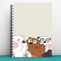 WE BARE BEARS A4 (4606) NOTEBOOK. 
