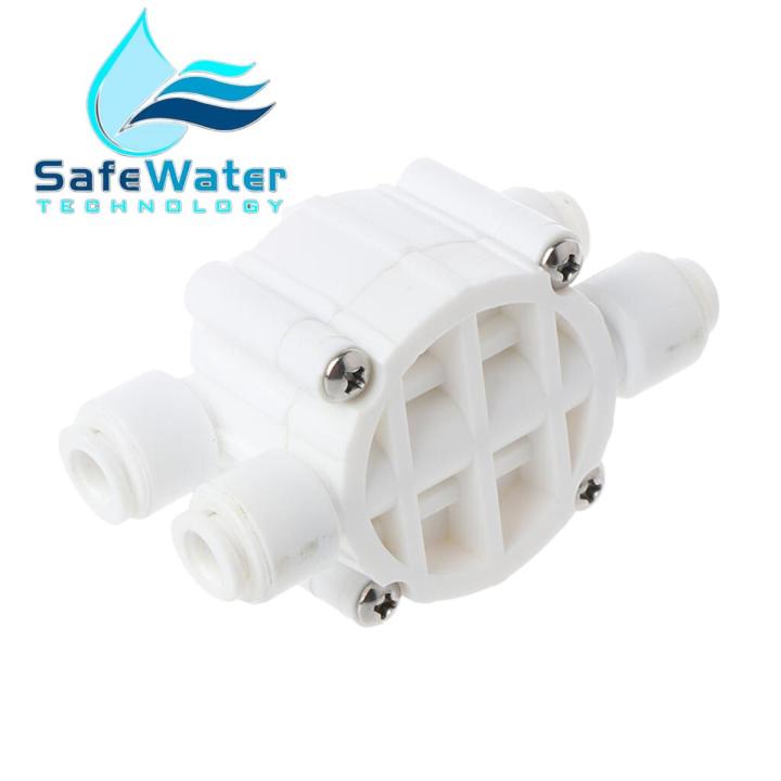 4 Way 1/4 Port Auto Shut Off Valve For RO Reverse Osmosis Water Filter System