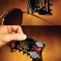 Bizoo Wallet Ninja Multitool Card – 18 in 1 Credit Card Size Multi Purpose Tool for Quick Repairs, EDC Survival Gear, Bottle Opener. 