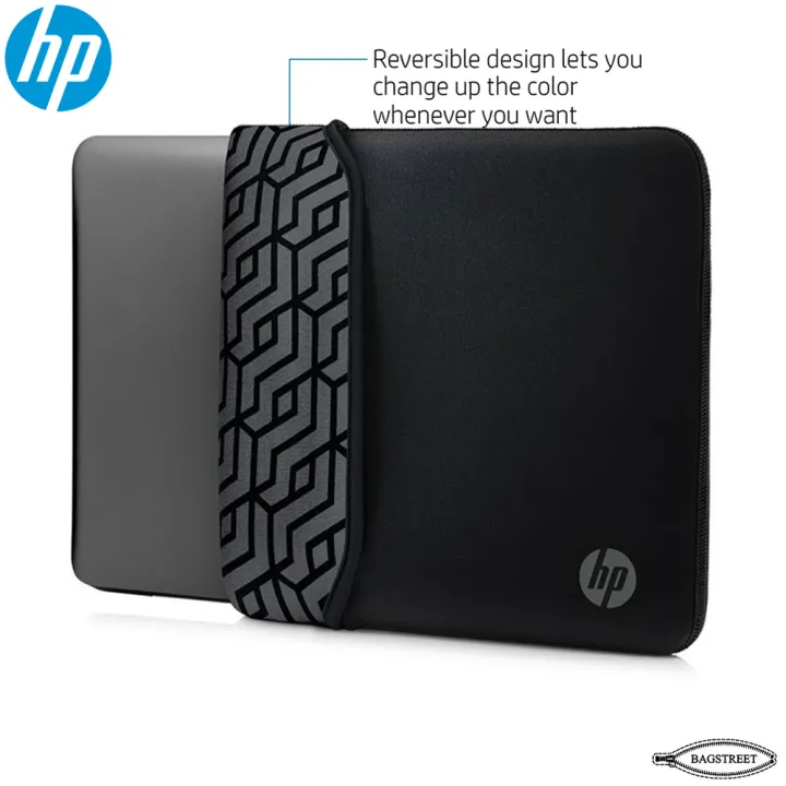 HP%20Chroma%20Geo%20Rev%20Neoprene%20Reversible%2014%E2%80%B3%20Laptop%20Sleeve%20(2TX16AA)%C2%A0%E2%80%93%C2%A0Gray/Black%20-%20Image%204