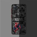 Marvel Spiderman Phone Case for Xiaomi Redmi Note 11 Pro 8 Pro 7 8T 10 Pro 10S 12 9S 9 11S 12S 11T 12 Pro Funda Luxury Cover. 