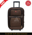 Soft suitcase AH Luggage Checked In Pocket Style (20 Inch) Luggage | Durable Checked In Travel Trolley Suitcase | Strong Zippers With Lock Quality Suitcase for Intercity or International travel. 