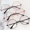 Transparent Round Shape Glasses. 