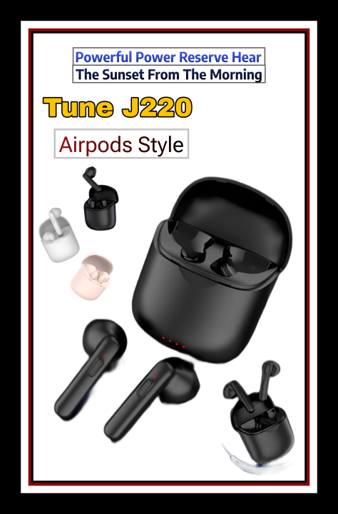 J220 Tws wireless earbuds Bluetooth 5.3 Active Noise Cancellation In-Ear Headphones Fingerprint Touch Sensor With Mic Led Display With Charging Case Like F9 Earbud M10 Earbud M28 M90 Pro M19 M41Smartwatch T800 Ultra T900 Ultra T10 Ultra Hk9 Ultra G9 Ultra