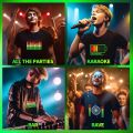 LED Sound Activated T-Shirt – Charging Design | Interactive Glow-in-the-Dark Tee. 