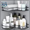 Wall-Mounted Kitchen Organizer Rack with Hooks for Spices, Jars, and Utensils. 