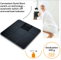 Beurer GS 235 glass bathroom scale. 