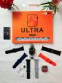 Ultra 7in1 smartwatch | 7 Strap's + Wireless charger | BT Calling Custom Wallpaper. 