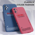 Hontinga for Samsung Galaxy A12 5G / 4G / M12 Case New NASA Design Side Design Phone Case Square Edge Pattern Liquid Silicone Cases Full Cover Camera Soft Protection Case. 