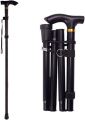 4-sections Folding Walking Stick For The Blind People / Foldable Walking Stick Adjustable Lightweight Easy Folding Collapsible Cane Best. 