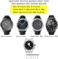 Samsung Gear S3 Frontier/Classic Watch Silicone Bracelet, Sports Silicone Band Strap Replacement Wristband for Samsung Gear S3 Frontier / S3 Classic. 