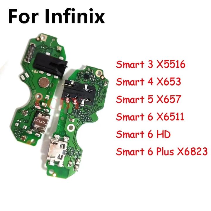 USB Charging Port Dock Board Flex Cable For Infinix  S4  /Smart 3 Plus /  Smart 3 ,4 ,5, 6, 6HD And 6 Plus