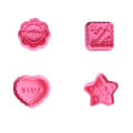 Greetings Fondant and Cookie Plunger Cutter 4 Pcs Set. 