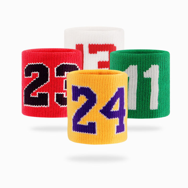 Kobe basketball wrist guards boys and girls Lakers No. 24 sprain thickened sweat towel James sports wrist cover