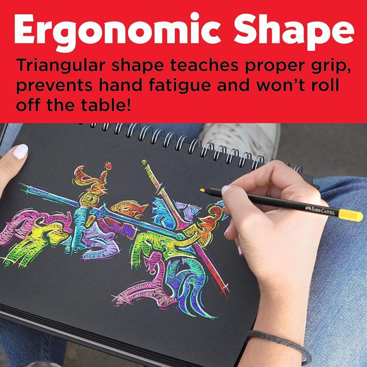 Faber-Castell%20Black%20Edition%20Colour%20Pencils,%20Assorted%20Pack%20of%2024%20(16-116424)%20Multicolor%20-%20Image%208