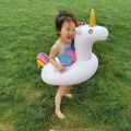 Kids Swimming Pedestal Ring Cross-Border Water Toys Baby's Swim Ring Wholesale Cartoon Life Buoy Inflatable Animal Boat. 