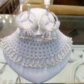 white necklace, jewellery set ,best gift  for girls. 