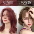 Milk Tea Gray Brown Hair Dye 2024 Popular Color White Cold Brown Own Dye Your Own Hair at Home Pure Plant Hair Dye Cream. 