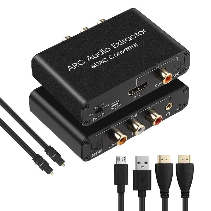 HDMI ARC Audio Extractor 192KHz DAC Converter