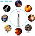 Rechargeable Electric Arc Lighter ,  Stainless steel electric lighter with LED battery display , Windproof and flameless  electric arc lighter ,  Flexible neck for easy use in any situation. 