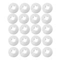 20 Pieces 1/2 Inch 16mm White Pipe Cover Wall Pipe Decoration Drain Pipe Trim Radiator. 