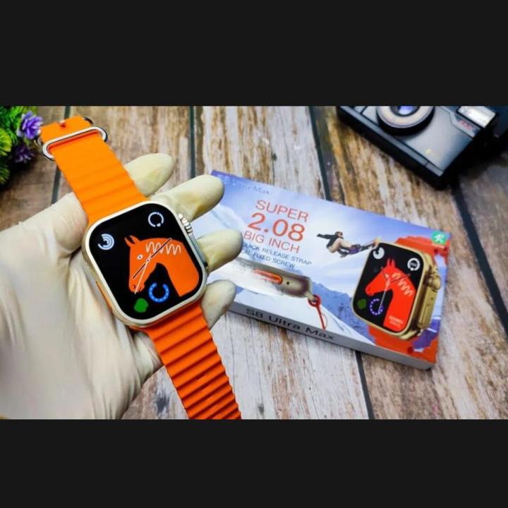 S8 Ultra Max Series 8 Bluetooth Calling Smart Watch 2.0 inch Big Square ...