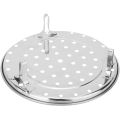 Steamer Stand Steamer Pot Stainless Steel Steamers Stand and Steamer Rack High Quality 8" 10" 12" inch Stainless Steel Steamer Rack Rack Insert Stock Pot Steaming Tray Kitchen Home for Steam chicken Roast Steamer machine. 