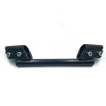 Aluminum 3 Piece Handle Universal Adjustable Black Handle Bar for Motorcycle Hollow Style Adjustable Length For Motorcycle - Blue For Cafe Racers, Honda CD70, CG 125, Suzuki etc. 