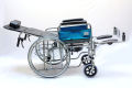 Imported High Quality Reclining Wheelchair With Cushion & Commode With Adjustable Back & Leg Restty. 