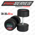 Commercial Dumbbell Set 30-kg Pair (30+30=60kg). 