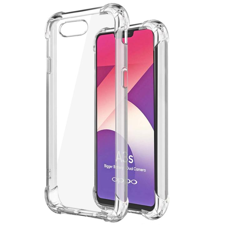Oppo A1K Transparent Back Cover Case
