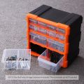 Cabinet 12 Plastic Drawer multi uses Box for DIY Tool Bits Plastic Storage Units Workshop Screws and Small Parts. 