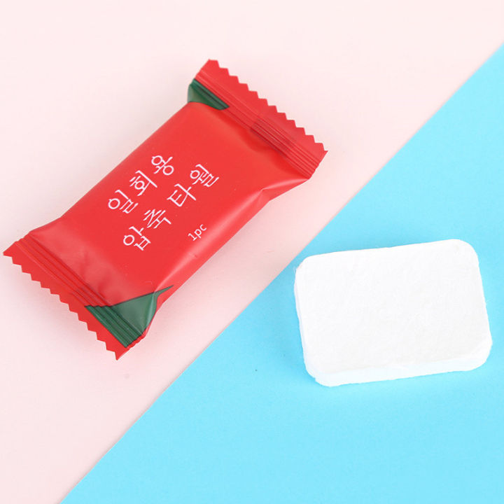 Disposable%20Compressed%20Towel%20with%20Candy%20Package%20Cleaning%20Hand%20Towel%20Small%20Square%20Portable%20Napkin%20Outdoor%20Moistened%20Tissues%20-%20Image%203