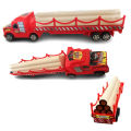 Street Transporter Wood loader Truck -  Friction truck toy for kids. 