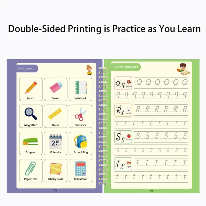 4%20Pack%20Grooved%20Handwriting%20Books%20for%20Kids%20%7C%20Magic%20Practice%20Copybook%20Cursive%20Writing%20Combination%20Groove%20Calligraphy%20Copybook%20for%20Kindergarten%20Preschool%20-%20Image%206