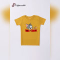 Tom And Jerry Printed Short Sleeves Relaxed Fit T Shirt. 