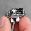 Stainless Steel Angry Fist Power Men Rings Punk Rock Hip Hop Creativity Personality for Male Boy Fashion Jewelry Gift. 
