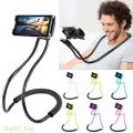 Lazy Bendable Flexible Hang Neck Phone Holder 360 Degree Rotation Mobile Stand. 