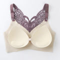 Butterfly Beauty Back Bra Latex Push Up Bra Gathered Breathable Without Rims With Padded Seamless Bra Plus Size. 