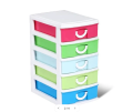 Mini Small Drawer Four Five & Six Layers In 1 Set Plastic Storage Boxes for Medicine, Stationery Items, Cosmetics, Money, Jewelry & Other Small Items for Storing Purpose.. 