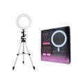 26CM Selfie LED Ring Light with 7ft Tripod Stand Mobile Phone Holder 26 CM ringlight 7 feet tripod stand with 3 Modes. 