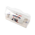 Plastic PET transparent portable pastry box Internet celebrity Swiss towel cake roll packaging box baking biscuit packaging box. 