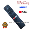 ORIENT smart LED TV Remote Control With out Voice command with YouTub button. 
