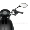 Universal 2Pcs Motorcycle Big Size Rear View Mirror Black Motorcycle Motorbike Chrome Scooter Rearview Rear View Side Mirror 8Mm. 