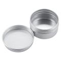 30ml Silver Small Aluminum Round Lip Balm Storage Jar Containers with Screw Cap for Lip Balm, Cosmetic, Candles or Tea(Pack of 24). 