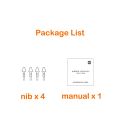 4PCS Original Xiaomi Smart Pen Nib For Xiaomi Mi Pad 5 Pro Xiaomi Tablet Stylus Pen Spare Nib Magnetic Pen Tip Replace Nibs. 