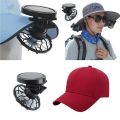 Clip-on Hat Mini Solar Fan Baseball Cap for Travelling Summer Portable B. 