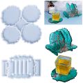 Coaster Resin Mold Kit DIY for Epoxy Resin Casting Coasters Home. 