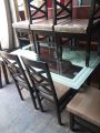 4 seater dining table set, four seater dining table set, 4  chairs one table. 
